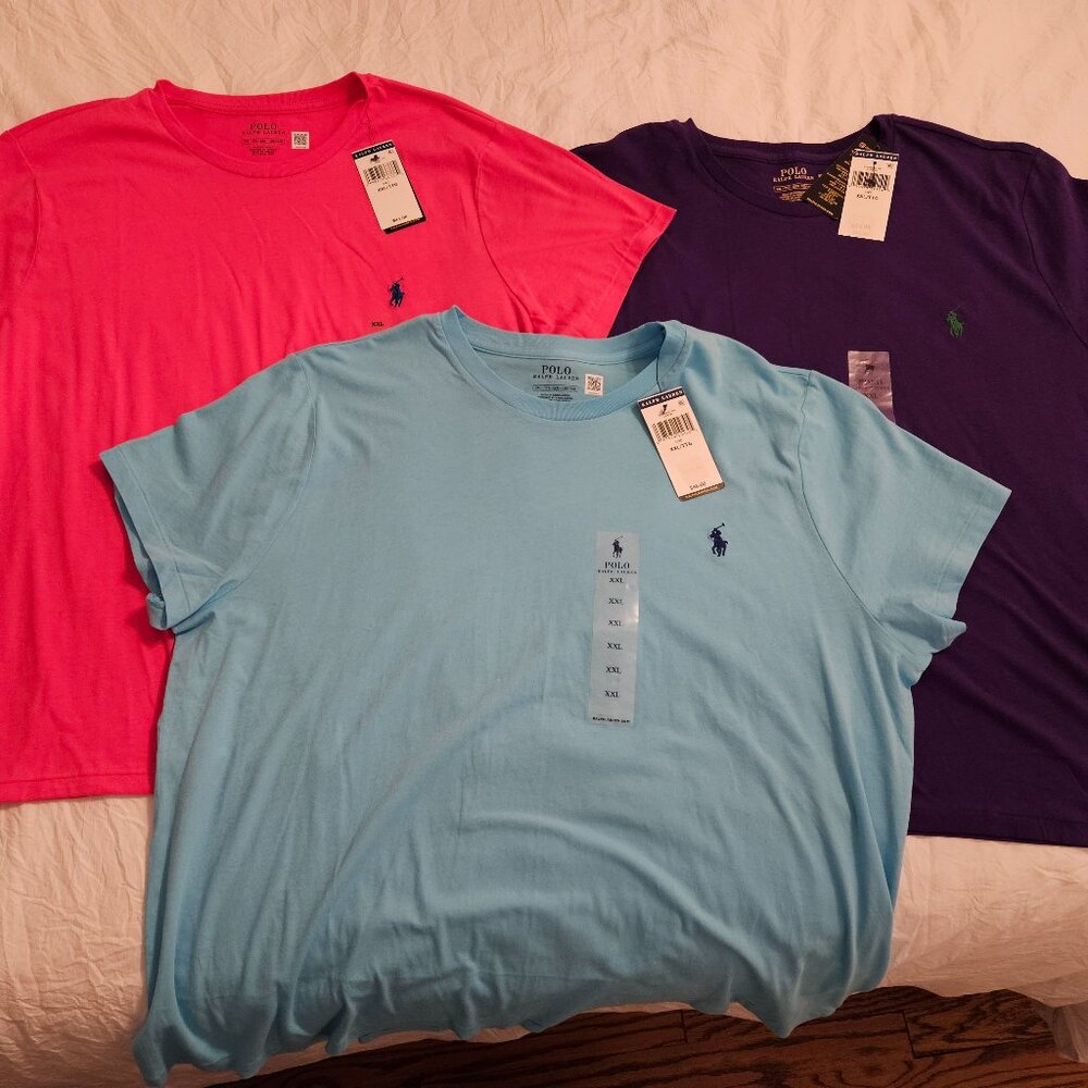 3 Women's Ralph Lauren Tshirts